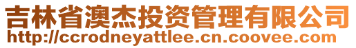 吉林省澳杰投資管理有限公司