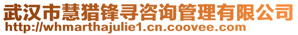 武漢市慧獵鋒尋咨詢管理有限公司