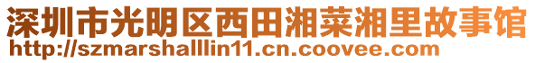 深圳市光明區(qū)西田湘菜湘里故事館