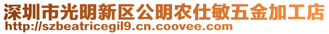 深圳市光明新區(qū)公明農(nóng)仕敏五金加工店