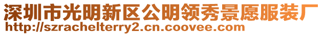 深圳市光明新區(qū)公明領秀景愿服裝廠