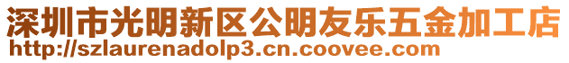 深圳市光明新區公明友樂五金加工店