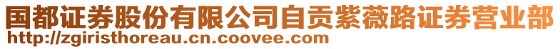 國(guó)都證券股份有限公司自貢紫薇路證券營(yíng)業(yè)部