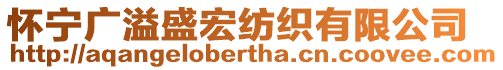 懷寧廣溢盛宏紡織有限公司