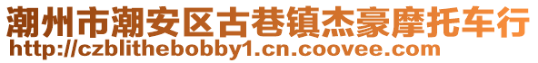 潮州市潮安區(qū)古巷鎮(zhèn)杰豪摩托車(chē)行