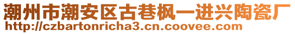 潮州市潮安区古巷枫一进兴陶瓷厂