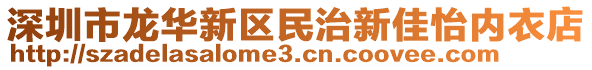 深圳市龍華新區(qū)民治新佳怡內(nèi)衣店