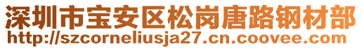 深圳市寶安區(qū)松崗唐路鋼材部
