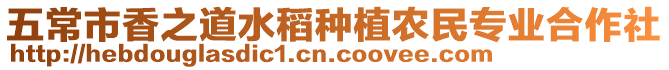 五常市香之道水稻種植農(nóng)民專業(yè)合作社