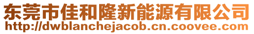 東莞市佳和隆新能源有限公司