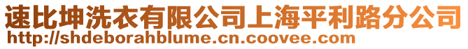 速比坤洗衣有限公司上海平利路分公司