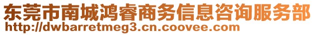 東莞市南城鴻睿商務(wù)信息咨詢(xún)服務(wù)部