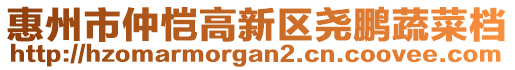 惠州市仲愷高新區(qū)堯鵬蔬菜檔