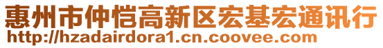 惠州市仲愷高新區(qū)宏基宏通訊行