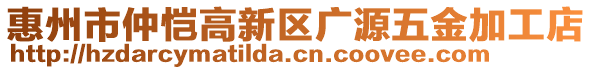 惠州市仲愷高新區(qū)廣源五金加工店