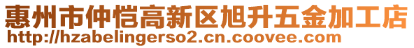 惠州市仲愷高新區(qū)旭升五金加工店