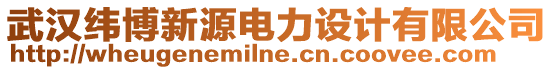 武漢緯博新源電力設(shè)計(jì)有限公司