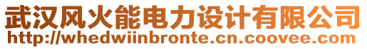 武漢風(fēng)火能電力設(shè)計有限公司