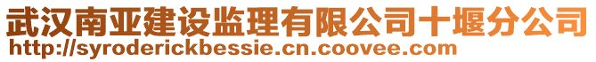 武汉南亚建设监理有限公司十堰分公司