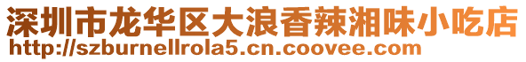 深圳市龍華區(qū)大浪香辣湘味小吃店