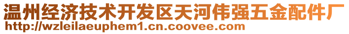 溫州經(jīng)濟技術(shù)開發(fā)區(qū)天河偉強五金配件廠