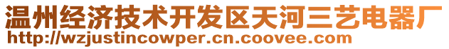 溫州經(jīng)濟(jì)技術(shù)開發(fā)區(qū)天河三藝電器廠