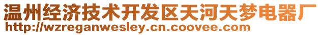 溫州經(jīng)濟技術開發(fā)區(qū)天河天夢電器廠