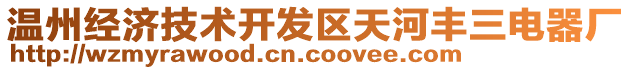 溫州經濟技術開發(fā)區(qū)天河豐三電器廠