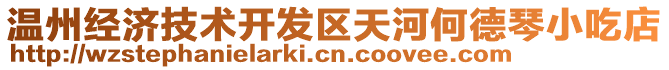 溫州經(jīng)濟(jì)技術(shù)開發(fā)區(qū)天河何德琴小吃店