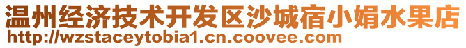 溫州經(jīng)濟技術開發(fā)區(qū)沙城宿小娟水果店