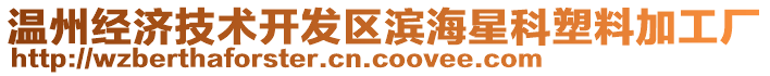 溫州經(jīng)濟技術(shù)開發(fā)區(qū)濱海星科塑料加工廠