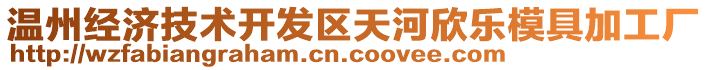 溫州經(jīng)濟技術開發(fā)區(qū)天河欣樂模具加工廠