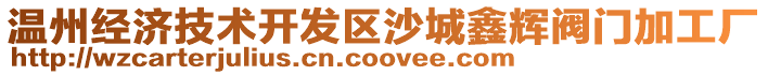溫州經濟技術開發區沙城鑫輝閥門加工廠