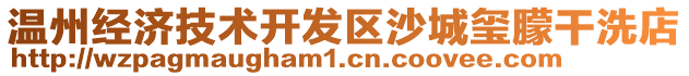 溫州經(jīng)濟(jì)技術(shù)開發(fā)區(qū)沙城璽朦干洗店