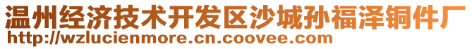 溫州經(jīng)濟(jì)技術(shù)開(kāi)發(fā)區(qū)沙城孫福澤銅件廠
