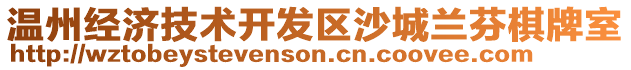 溫州經(jīng)濟(jì)技術(shù)開發(fā)區(qū)沙城蘭芬棋牌室