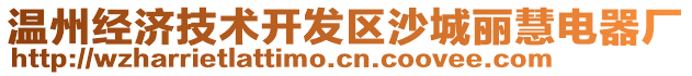 溫州經(jīng)濟技術開發(fā)區(qū)沙城麗慧電器廠