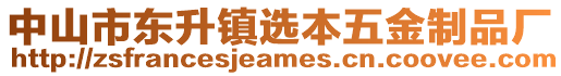 中山市東升鎮(zhèn)選本五金制品廠