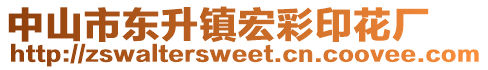 中山市東升鎮(zhèn)宏彩印花廠