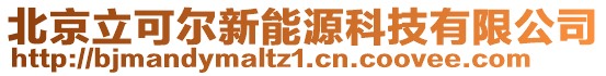 北京立可爾新能源科技有限公司