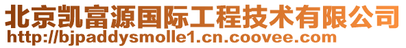 北京凱富源國際工程技術(shù)有限公司