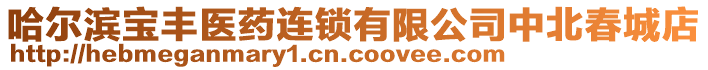 哈爾濱寶豐醫(yī)藥連鎖有限公司中北春城店