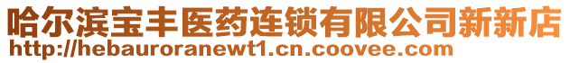 哈爾濱寶豐醫(yī)藥連鎖有限公司新新店