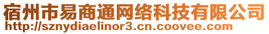 宿州市易商通網(wǎng)絡(luò)科技有限公司