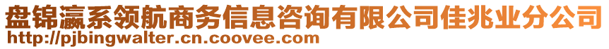 盘锦瀛系领航商务信息咨询有限公司佳兆业分公司