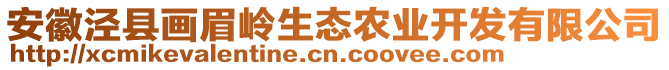 安徽涇縣畫眉嶺生態(tài)農(nóng)業(yè)開發(fā)有限公司