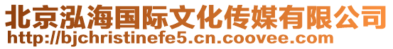 北京泓海國(guó)際文化傳媒有限公司