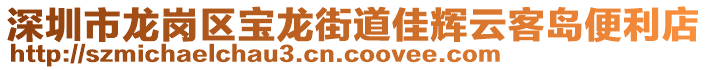 深圳市龍崗區(qū)寶龍街道佳輝云客島便利店