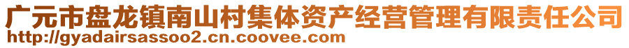 廣元市盤(pán)龍鎮(zhèn)南山村集體資產(chǎn)經(jīng)營(yíng)管理有限責(zé)任公司