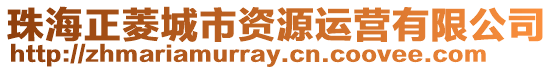 珠海正菱城市資源運營有限公司